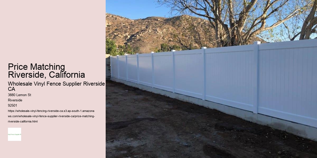 Price Matching Riverside, California